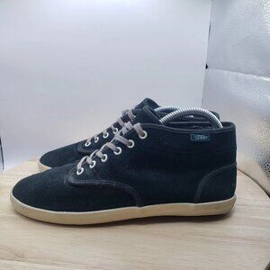 Vans Shoes Women’s‎ 8.5 Old Skool Skate High Mid Sneakers T375 Black Canvas